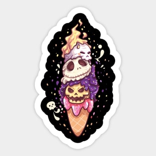 Ice Skulls Sticker